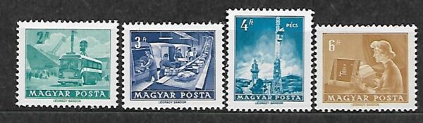 ŚWIĘTO POCZTY WĘGRY MI.2834-2837**