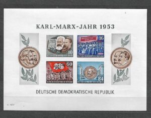 KARL MARX DDR MI.BL.9B**