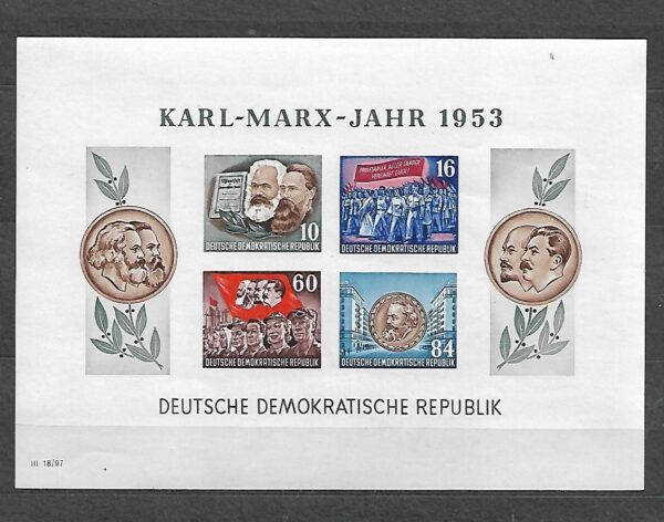 KARL MARX DDR MI.BL.9B**