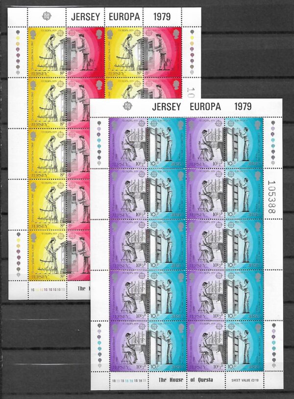 EUROPA CEPT JERSEY MI.ARK.192-195**