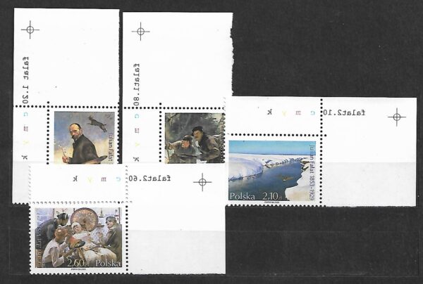 FI.3915-3918**Z NAPISEM NA MARGINESIE