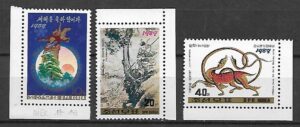 MALARSTWO KOREA MI.2983-2985**