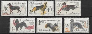 WYSTAWA PSÓW RASOWYCH CZECHOSŁOWACJA MI.1542-1547**