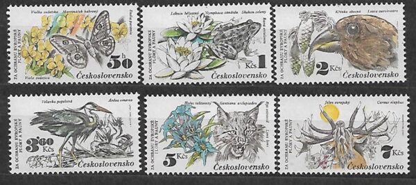 ZWIERZĘTA CZECHOSŁOWACJA MI.2711-2716**
