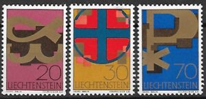 RELIGIA LIECHTENSTEIN MI.482-484**
