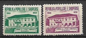 ARCHITEKTURA ALBANIA MI.607-608**