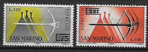 ZNACZKI EKSPRESOWE SAN MARINO MI.843-844**