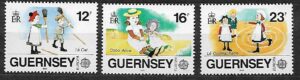 EUROPA CEPT GUERNSEY MI.449-451**