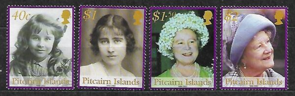 KRÓLOWA MATKA PITCAIRN MI.613-616**