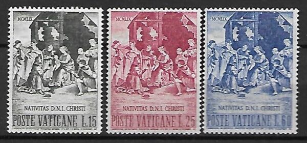 BOŻE NARODZENIE WATYKAN MI.327-329**