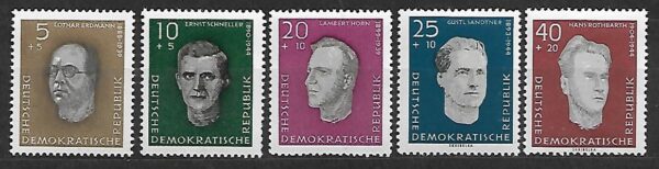 SŁAWNI LUDZIE DDR MI.752-756**