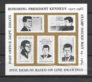 J.F.KENNEDY USA MI.PROJEKT BLOKU1963ROK**