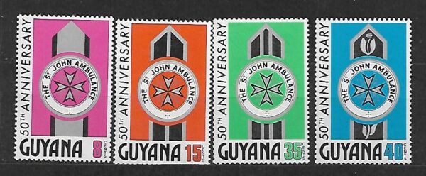 ROCZNICA GUJANA MI.498-501**
