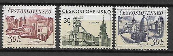 ARCHITEKTURA CZECHOSŁOWACJA MI.1721-1723**