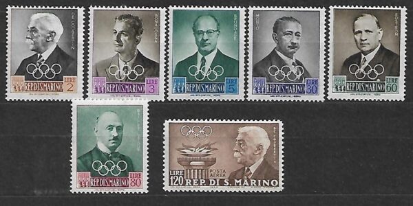 KOMITET OLIMPIJSKI SAN MARINO MI.611-617**
