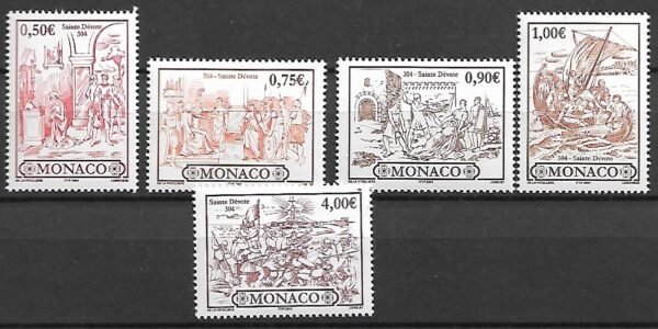 ROCZNICA MONAKO MI.2673-2677**