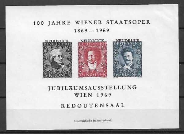 WYSTAWA FILATELISTYCZNA AUSTRIA NOWODRUK**