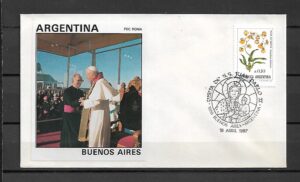 WIZYTA JANA PAWŁA II ARGENTYNA-BUENOS AIRES KOPERTA