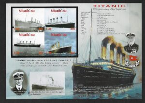 WYCIECZKOWIEC TITANIC NIUAFO'OU MI.ARK.469-472A**