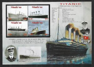 WYCIECZKOWIEC TITANIC NIUAFO'OU MI.ARK.469-472B**
