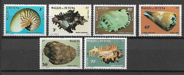 MUSZLE WALLIS FUTUNA MI.479-484**