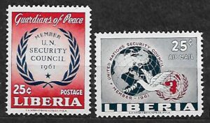 ONZ LIBERIA MI.561-562A**
