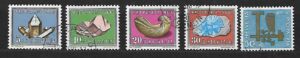 MINERAŁY SZWAJCARIA MI.714-718 KASOWANA