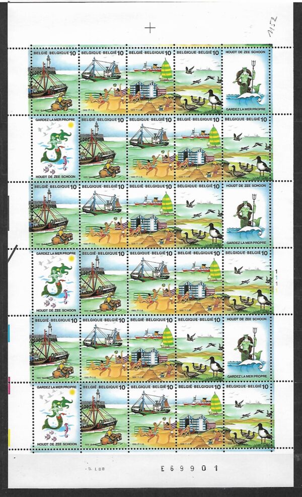 MARYNISTYKA BELGIA MI.ARK.2325-2328**