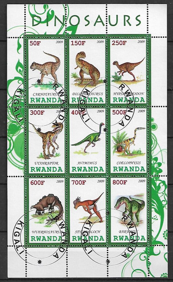 DINOZAURY RWANDA WYDANIE PRYWATNE KASOWANA