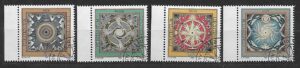 WZORY LIECHTENSTEIN MI.1099-1102 KASOWANY