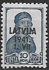 NIEMCY OKUPACJA NIEMIECKA ŁOTWY MI.2**