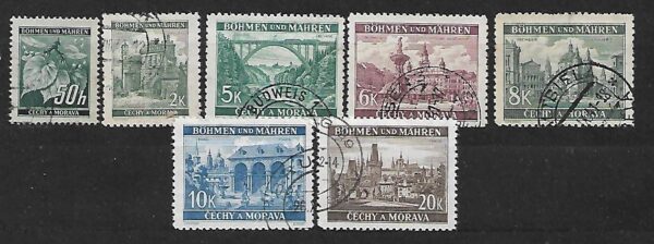 ARCHITEKTURA CZECHY I MORAWY MI.55-61 KASOWANY