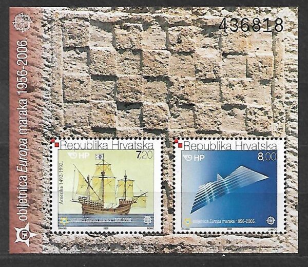 EUROPA CEPT CHORWACJA MI.BL.27**
