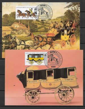 DZIEŃ ZNACZKA RFN MI.1255-1256 NA KARCIE MAXIMUM NR 2