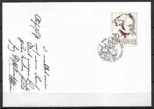 FDC SŁAWNI LUDZIE LIECHTENSTEIN MI.1147