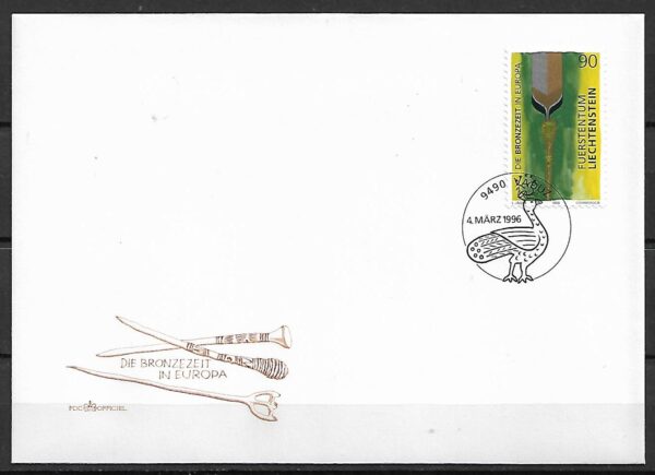 FDC EUROPA LIECHTENSTEIN MI.1128
