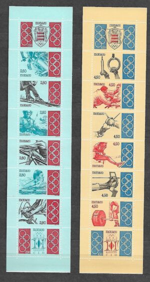 OLIMPIADA LETNIA MONAKO MI.MH-10-11**ZESZYCIKI