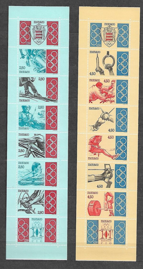 OLIMPIADA LETNIA MONAKO MI.MH-10-11**ZESZYCIKI