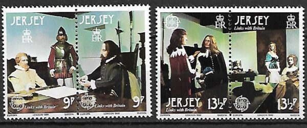 EUROPA CEPT JERSEY MI.219-222**