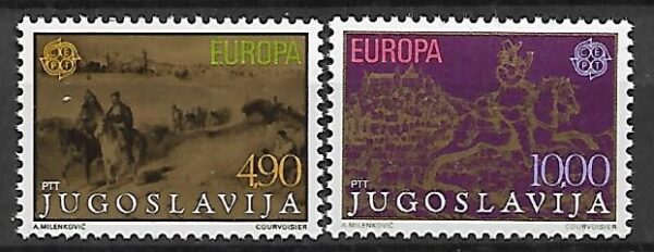 EUROPA CEPT JUGOSŁAWIA MI.1787-1788**