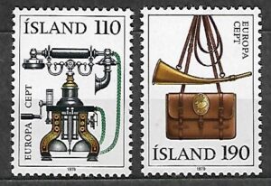 EUROPA CEPT ISLANDIA MI.539-540**