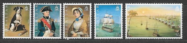 MALARSTWO GIBRALTAR MI.838-842**