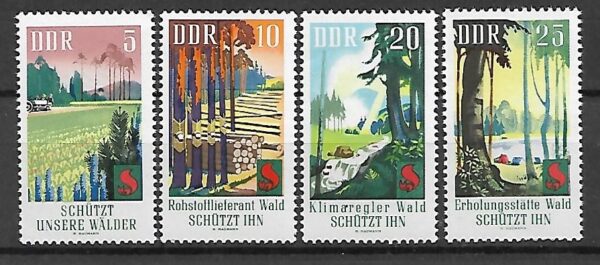 CHRONIMY NASZE LASY DDR MI.1462-1465**
