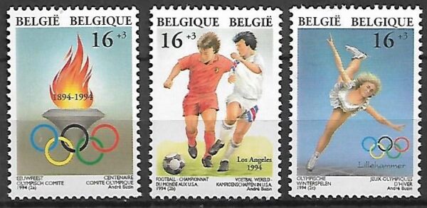 OLIMPIADA LETNIA BELGIA MI.2591-2593**