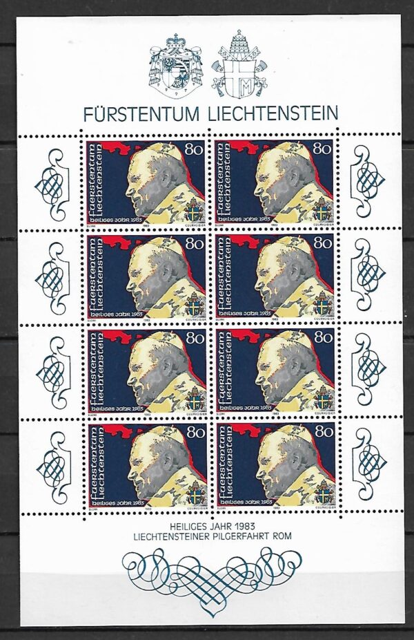 JAN PAWEŁ II LIECHTENSTEIN MI.ARK.830**