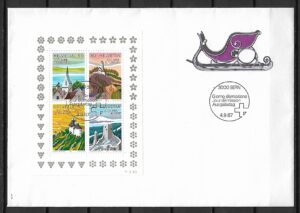 FDC ARCHITEKTURA SZWAJCARIA MI.BL.25