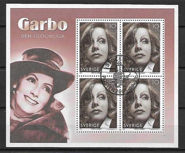 GRETA GARBO NASZARKOWSKI SZWECA MI.BL.20 KASOWANY