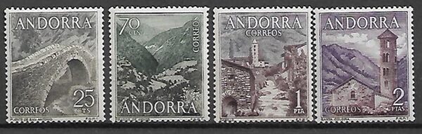 ARCHITEKTURA ANDORRA HISZPAŃSKA MI.59-62**