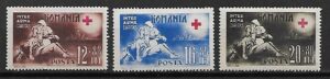 CZERWONY KRZYŻ RUMUNIA MI.757-759A**