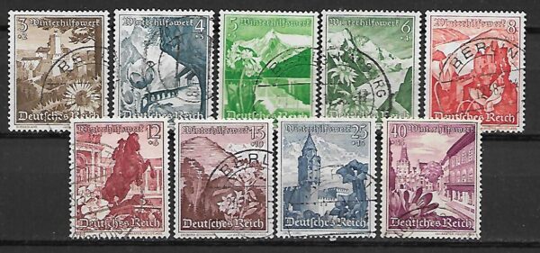 NIEMCY RZESZA MI.675-683 KASOWANY